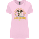A Jack Russell Dog Womens Wider Cut T-Shirt Light Pink