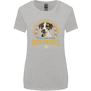 A Jack Russell Dog Womens Wider Cut T-Shirt Sports Grey