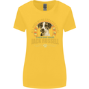 A Jack Russell Dog Womens Wider Cut T-Shirt Yellow