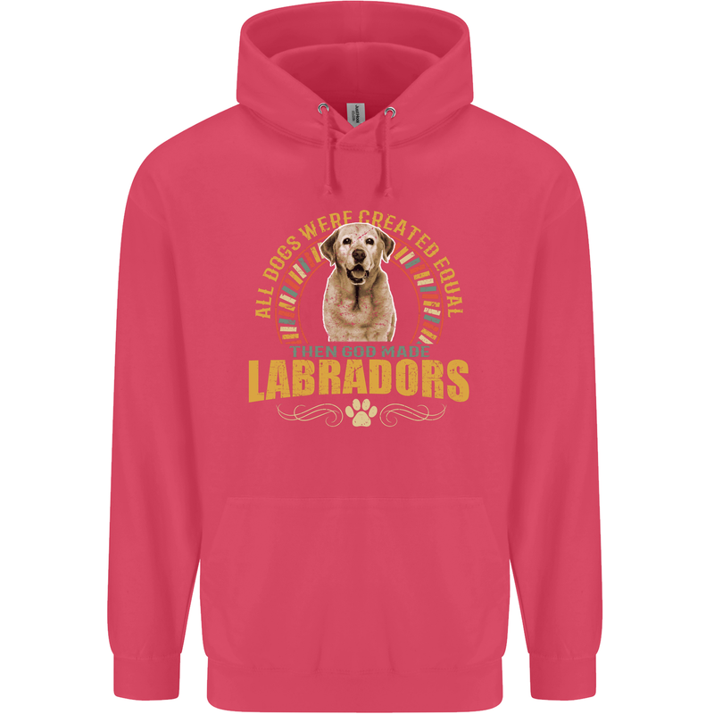 A Labrador Dog Childrens Kids Hoodie Heliconia