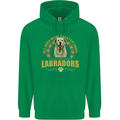 A Labrador Dog Childrens Kids Hoodie Irish Green