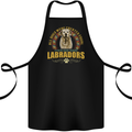 A Labrador Dog Cotton Apron 100% Organic Black