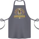 A Labrador Dog Cotton Apron 100% Organic Steel