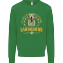 A Labrador Dog Kids Sweatshirt Jumper Irish Green