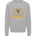 A Labrador Dog Kids Sweatshirt Jumper Sports Grey