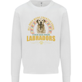 A Labrador Dog Kids Sweatshirt Jumper White