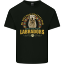 A Labrador Dog Kids T-Shirt Childrens Black