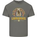 A Labrador Dog Kids T-Shirt Childrens Charcoal