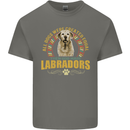 A Labrador Dog Kids T-Shirt Childrens Charcoal