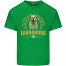 A Labrador Dog Kids T-Shirt Childrens Irish Green