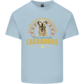 A Labrador Dog Kids T-Shirt Childrens Light Blue