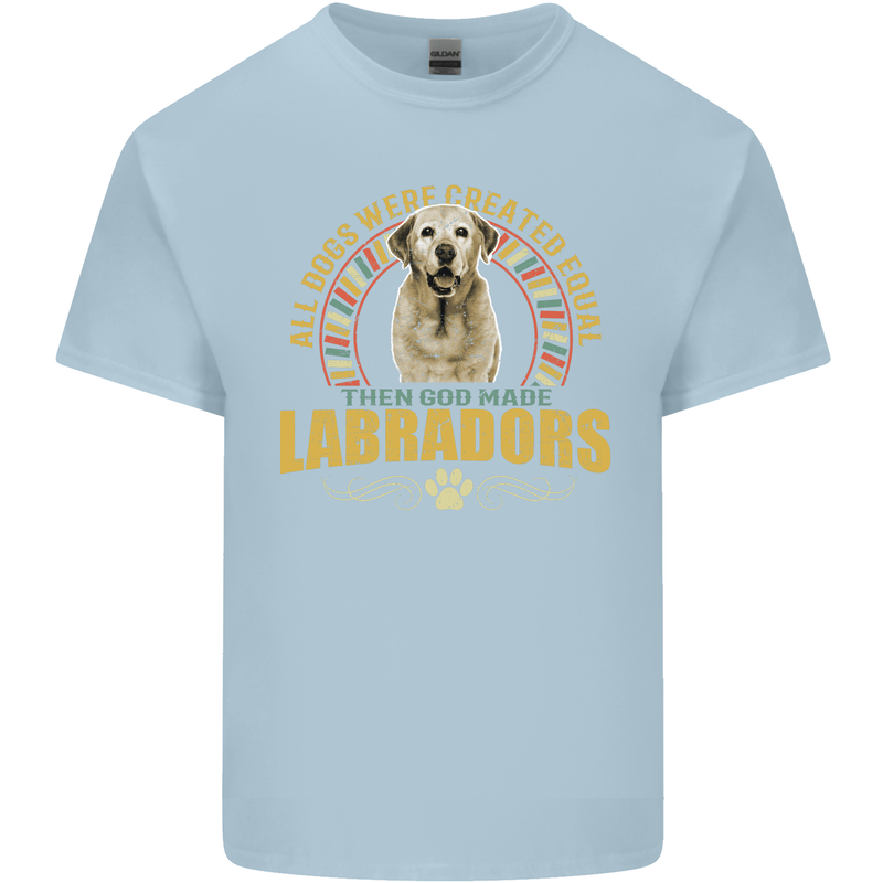 A Labrador Dog Kids T-Shirt Childrens Light Blue