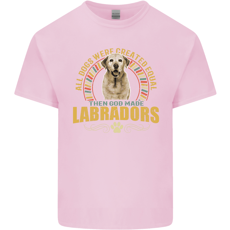 A Labrador Dog Kids T-Shirt Childrens Light Pink