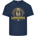 A Labrador Dog Kids T-Shirt Childrens Navy Blue