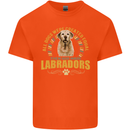 A Labrador Dog Kids T-Shirt Childrens Orange