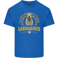 A Labrador Dog Kids T-Shirt Childrens Royal Blue