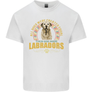 A Labrador Dog Kids T-Shirt Childrens White