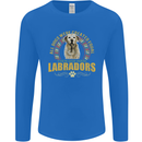 A Labrador Dog Mens Long Sleeve T-Shirt Royal Blue