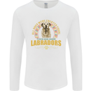 A Labrador Dog Mens Long Sleeve T-Shirt White