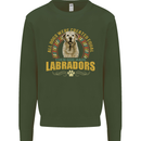 A Labrador Dog Mens Sweatshirt Jumper Forest Green