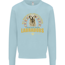 A Labrador Dog Mens Sweatshirt Jumper Light Blue