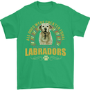 A Labrador Dog Mens T-Shirt 100% Cotton Irish Green
