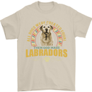 A Labrador Dog Mens T-Shirt 100% Cotton Sand