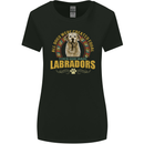 A Labrador Dog Womens Wider Cut T-Shirt Black