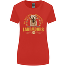 A Labrador Dog Womens Wider Cut T-Shirt Red