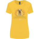 A Labrador Dog Womens Wider Cut T-Shirt Yellow