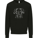 A Labrador Retriever Dog Mens Sweatshirt Jumper Black