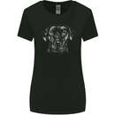 A Labrador Retriever Dog Womens Wider Cut T-Shirt Black