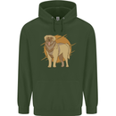 A Leonberger Dog Childrens Kids Hoodie Forest Green