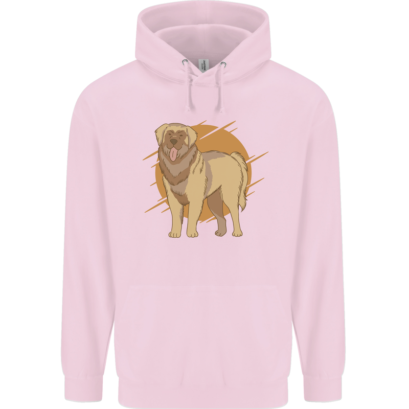 A Leonberger Dog Childrens Kids Hoodie Light Pink