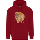 A Leonberger Dog Childrens Kids Hoodie Red