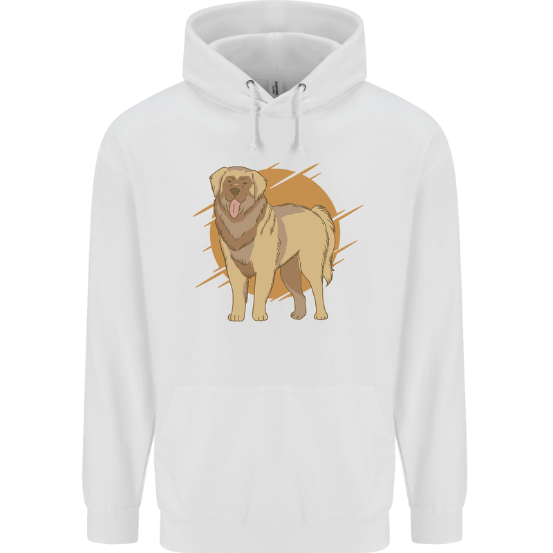 A Leonberger Dog Childrens Kids Hoodie White