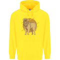 A Leonberger Dog Childrens Kids Hoodie Yellow