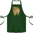 A Leonberger Dog Cotton Apron 100% Organic Forest Green