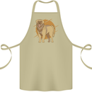 A Leonberger Dog Cotton Apron 100% Organic Khaki