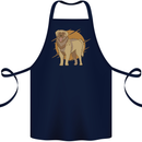 A Leonberger Dog Cotton Apron 100% Organic Navy Blue