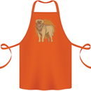 A Leonberger Dog Cotton Apron 100% Organic Orange