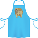 A Leonberger Dog Cotton Apron 100% Organic Turquoise