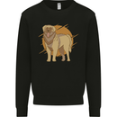 A Leonberger Dog Kids Sweatshirt Jumper Black