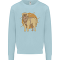 A Leonberger Dog Kids Sweatshirt Jumper Light Blue