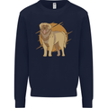 A Leonberger Dog Kids Sweatshirt Jumper Navy Blue