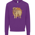 A Leonberger Dog Kids Sweatshirt Jumper Purple