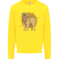 A Leonberger Dog Kids Sweatshirt Jumper Yellow