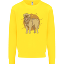 A Leonberger Dog Kids Sweatshirt Jumper Yellow