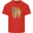 A Leonberger Dog Kids T-Shirt Childrens Red