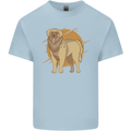 A Leonberger Dog Mens Cotton T-Shirt Tee Top Light Blue